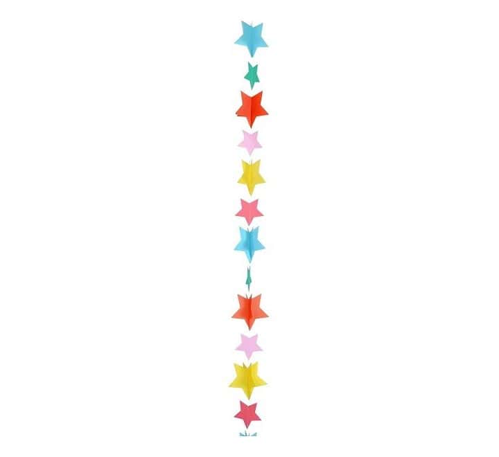 Multicolour Stars Balloon Tails