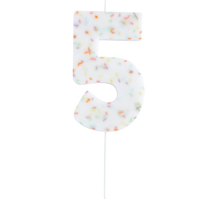 NO.5 GIANT SPRINKLE CANDLE