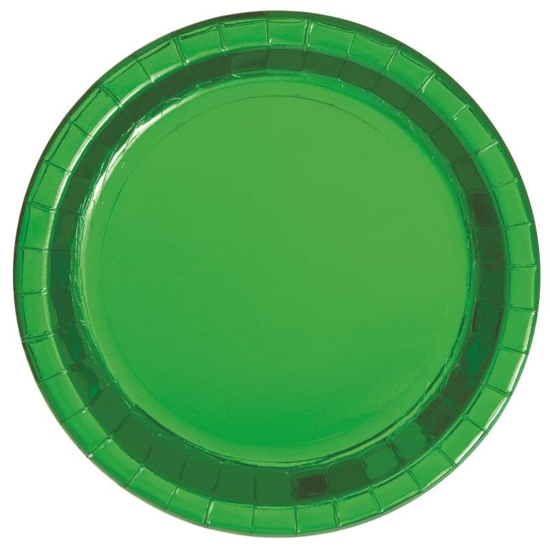 Emerald Green Plates 9”
