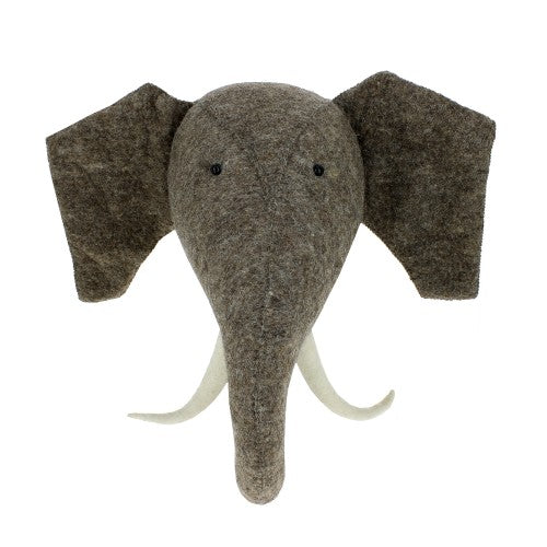 Elephant Head with Tusks (original)