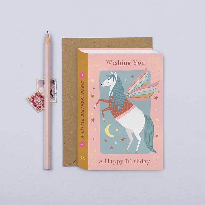 Pegasus Book Kid's Birthday Card | Children's Birthday Card | default